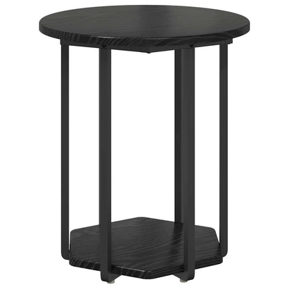 Beistelltisch-Set 2 pcs Schwarze Eiche 50 x 50 x 50.5 cm