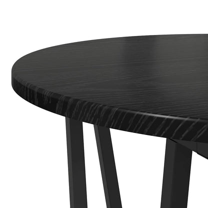 Beistelltisch-Set 2 pcs Schwarze Eiche 50 x 50 x 50.5 cm