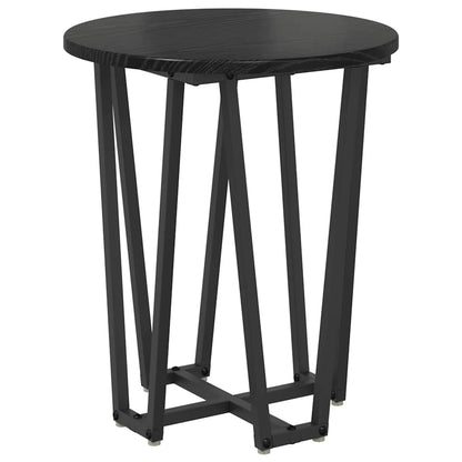 Beistelltisch-Set 2 pcs Schwarze Eiche 50 x 50 x 50.5 cm