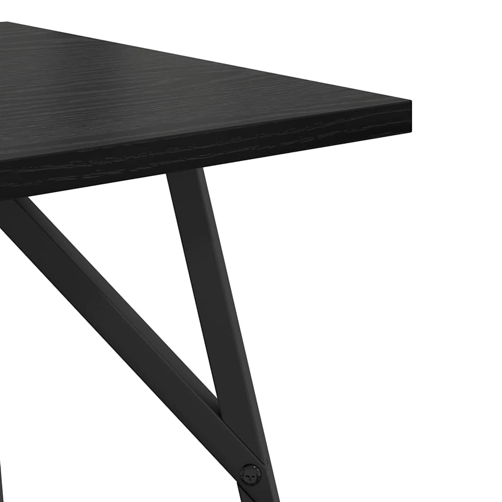 Beistelltisch-Set 2 pcs Schwarze Eiche 50 x 50 x 50 cm