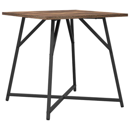 Beistelltisch-Set 2 pcs Rauchesche und Schwarz 50 x 50 x 50 cm