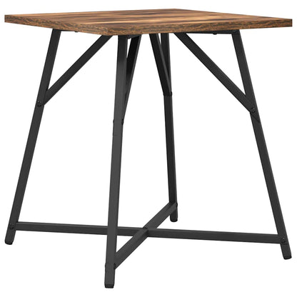 Beistelltisch-Set 2 pcs Rauchesche und Schwarz 50 x 50 x 50 cm