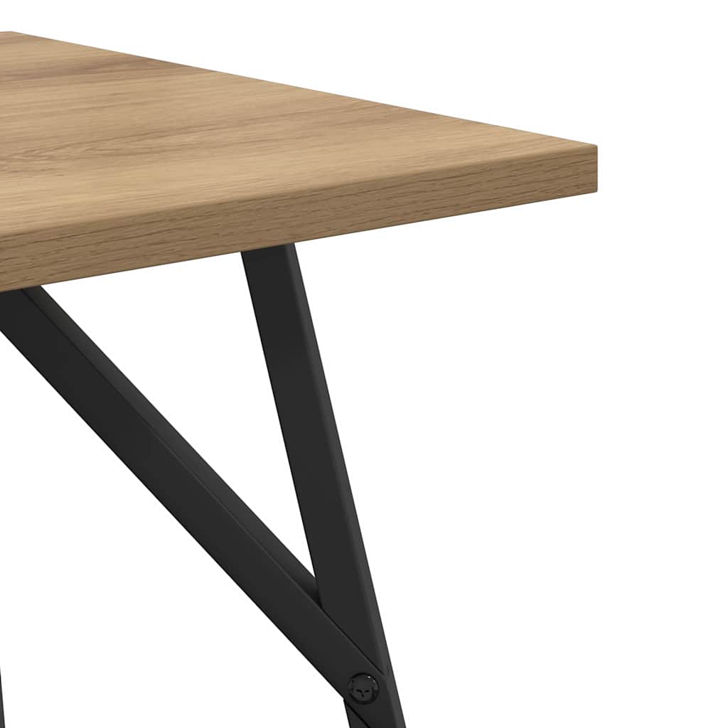 Beistelltisch-Set 2 pcs Artisan Eiche und Schwarz