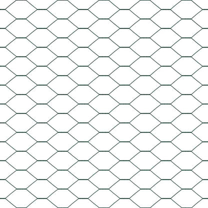 Zaun mit Pfosten Grün 0,5 x 25 m PVC-beschichteter Stahl