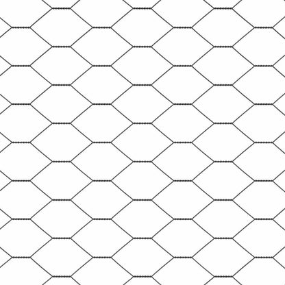 Zaun mit Pfosten Grau 0,8 x 100 m PVC-beschichteter Stahl
