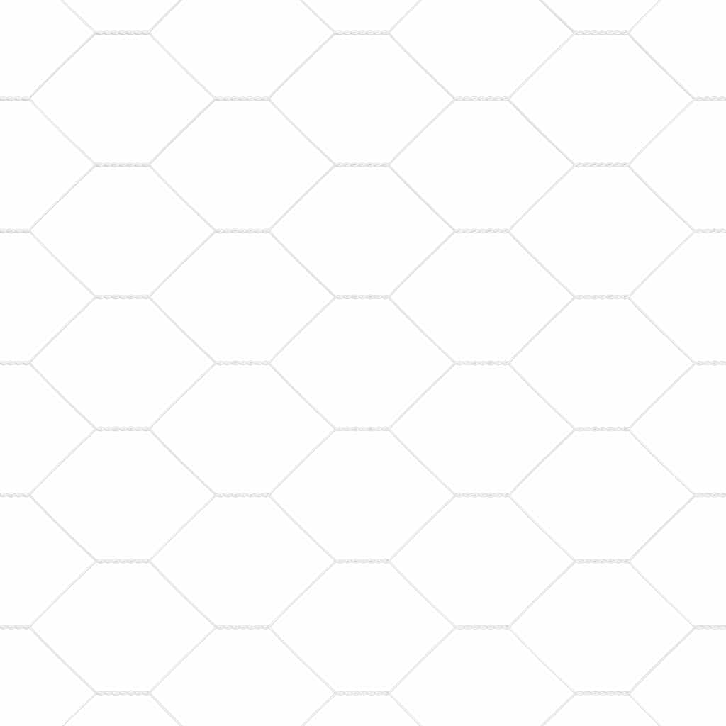 Zaun mit Pfosten Silber 1.2 x 25 m PVC-beschichteter Stahl