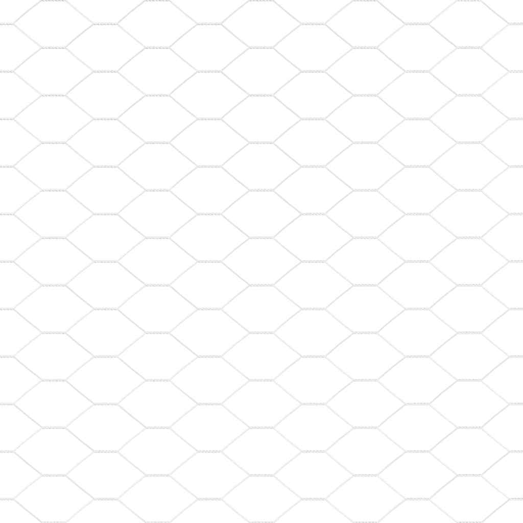 Zaun mit Pfosten Silber 1.5 x 25 m PVC-beschichteter Stahl