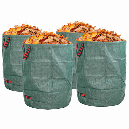 Gartenmüllsäcke 4 pcs Grün 66 x 66 x 83.5 cm Polypropylen