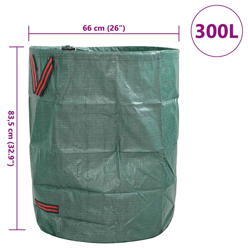 Gartenmüllsäcke 4 pcs Grün 66 x 66 x 83.5 cm Polypropylen