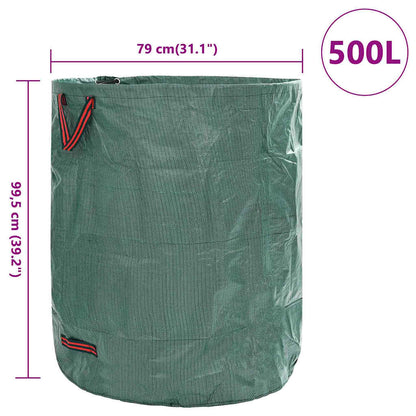 Gartenmüllsäcke 4 pcs Grün 79 x 79 x 99.5 cm Polypropylen