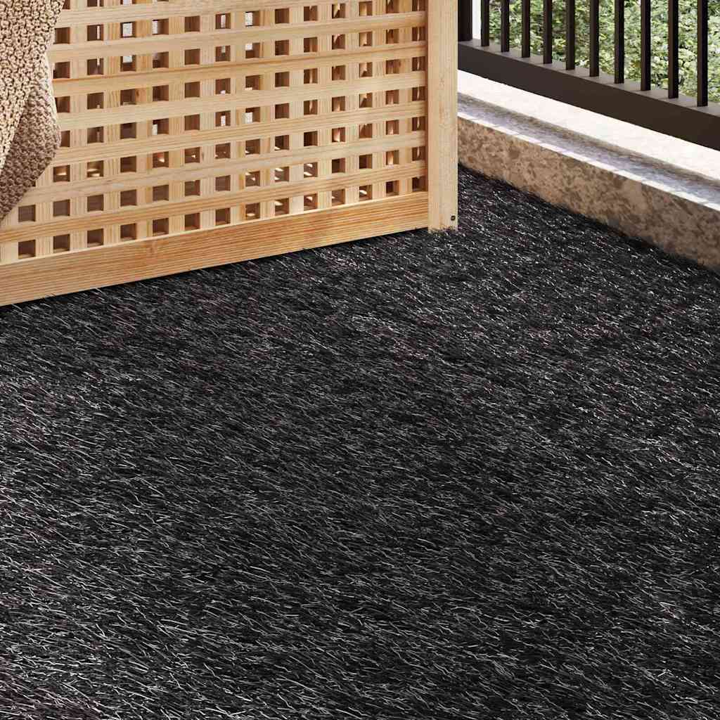 Kunstgras Schwarz 5 x 1 m Polypropylen