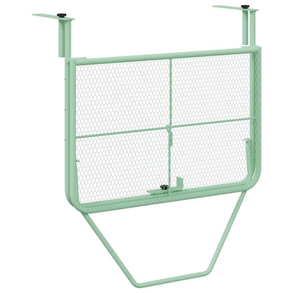 Hängender Balkontisch Mintgrün 60 x 39 x 65 cm Stahl