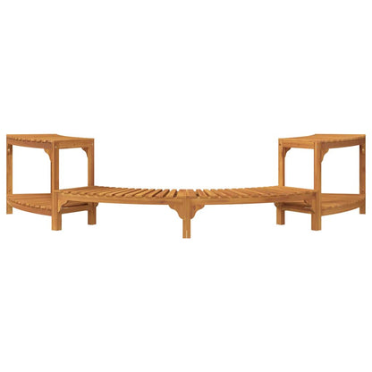 Whirlpool-Umrandung Braun 272 x 120 x 55.5 cm Akazie Massivholz