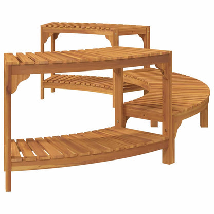 Whirlpool-Umrandung Braun 272 x 120 x 55.5 cm Akazie Massivholz
