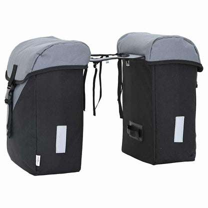 Fahrradtasche Schwarz und Grau 15.5 x 31.5 x 40 cm Polyester