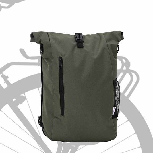 Fahrradtasche Olivgrün 31 x 13 x 58 cm Polyester