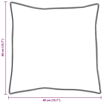 Kissen 2 pcs Weiß 130gsm 100% Baumwolle