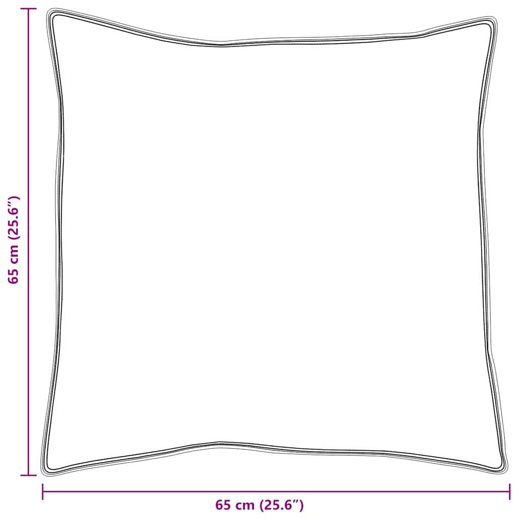 Kissen 2 pcs Weiß 130gsm 100% Baumwolle