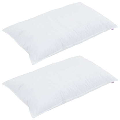 Kissen mit Kissen 2 pcs Weiß 130gsm 100% Baumwolle