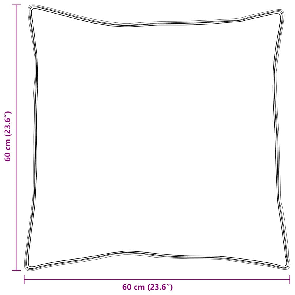Kissen 2 pcs Weiß 130gsm 100% Baumwolle