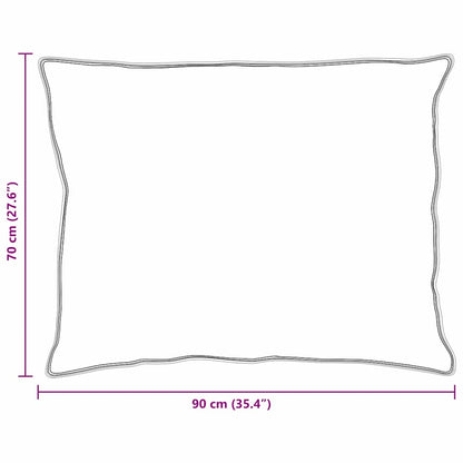 Kissen 2 pcs Weiß 130gsm 100% Baumwolle