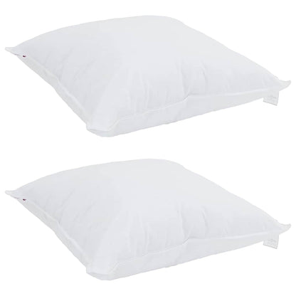 Kissen 2 pcs Weiß 130gsm 100% Baumwolle