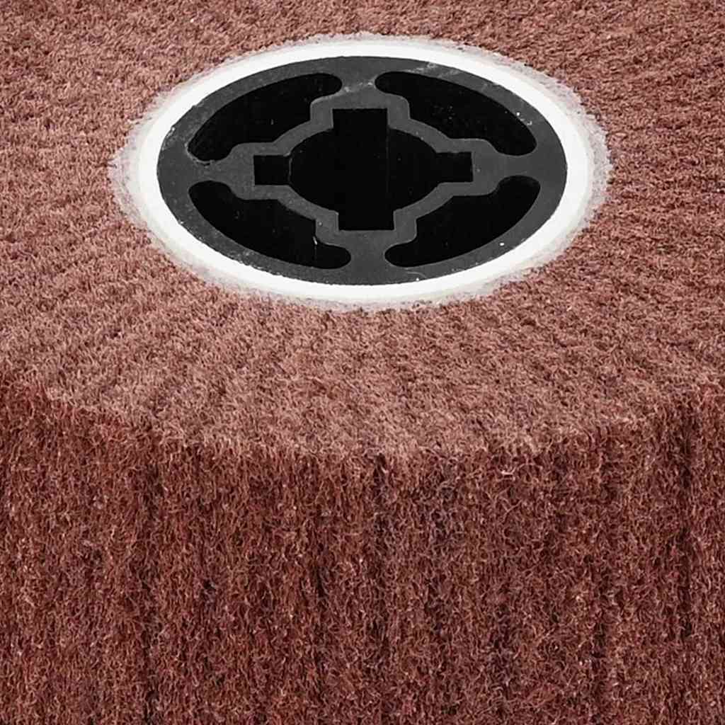 Schleifrollen 3 pcs Braun 12 x 12 x 10 cm Synthetische Faser