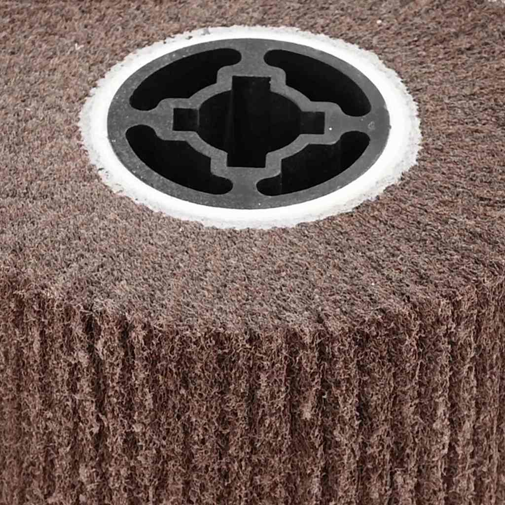 Schleifrollen 3 pcs Braun 12 x 12 x 10 cm Synthetische Faser
