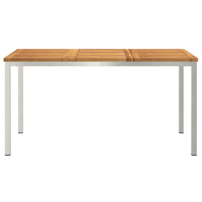 Esstisch für draußen Braun 150 x 90 x 75 cm Akazie Massivholz