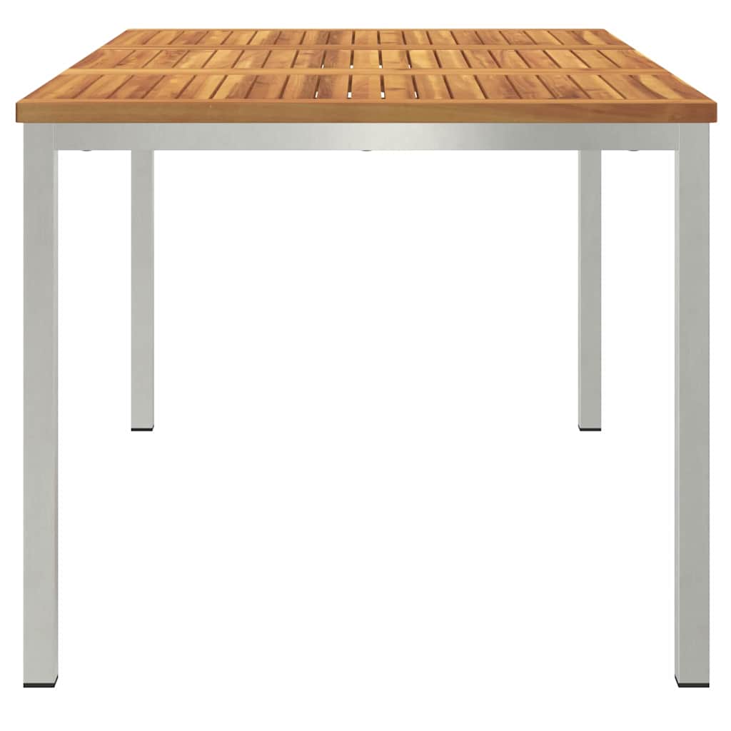Esstisch für draußen Braun 150 x 90 x 75 cm Akazie Massivholz