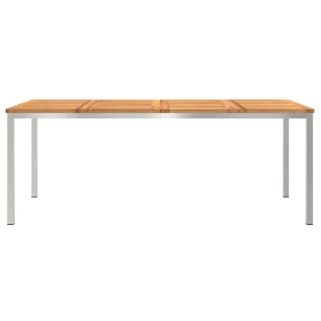 Esstischfürdraußen Braun 200x90x75cm Massives Akazienholz