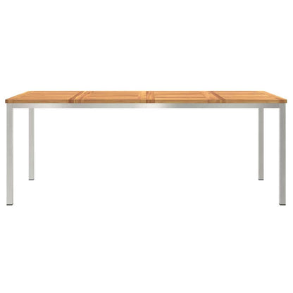 Esstischfürdraußen Braun 200x90x75cm Massives Akazienholz