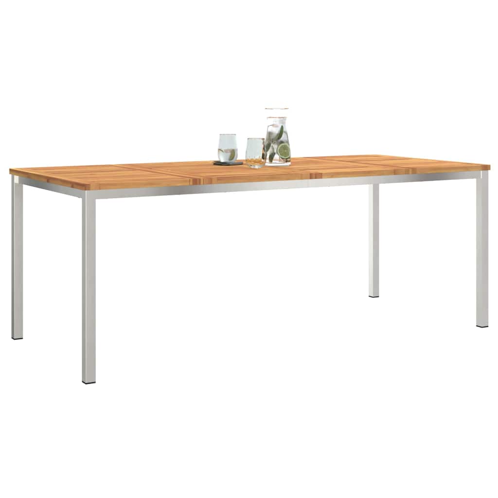 Esstischfürdraußen Braun 200x90x75cm Massives Akazienholz