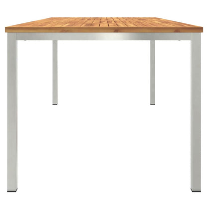 Esstischfürdraußen Braun 200x90x75cm Massives Akazienholz