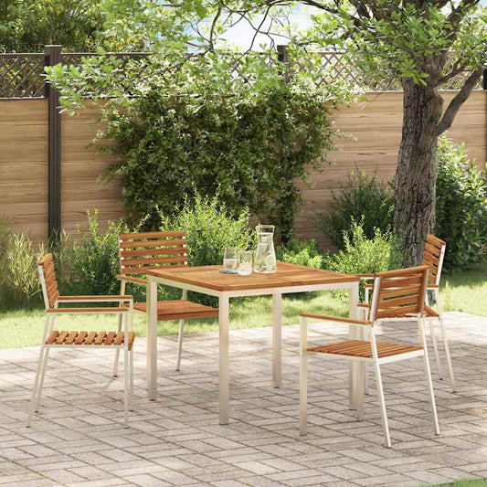 Gartenstuhl 4 pcs Braun 56 x 54,5 x 87cm Massivholz Akazie