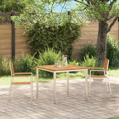 Gartenstuhl 2 pcs Braun 56 x 54,5 x 87cm Massivholz Akazie