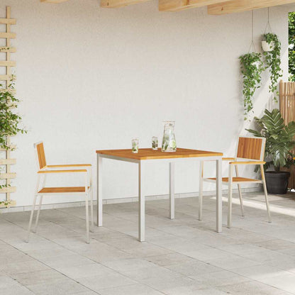 Gartenstuhl 2 pcs Braun 56 x 54,5 x 87cm Massivholz Akazie