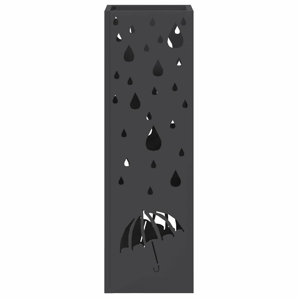 Sonnenschirmhalter Schwarz 15,5 x 15,5 x 49 cm Stahl