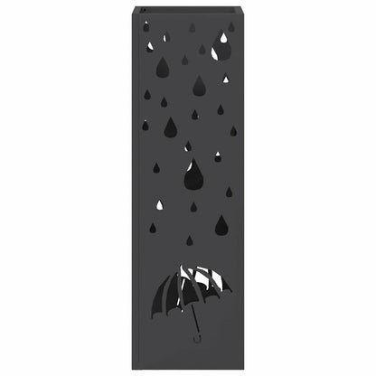 Sonnenschirmhalter Schwarz 15,5 x 15,5 x 49 cm Stahl
