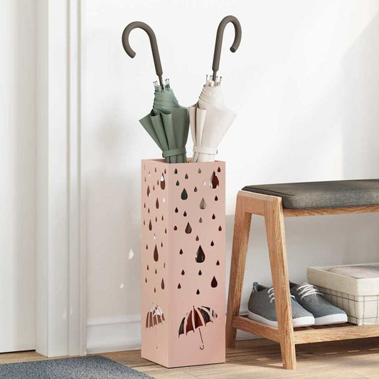 Sonnenschirmhalter Rosa 15,5 x 15,5 x 49 cm Stahl