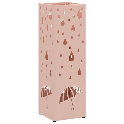 Sonnenschirmhalter Rosa 15,5 x 15,5 x 49 cm Stahl