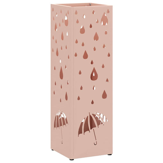 Sonnenschirmhalter Rosa 15,5 x 15,5 x 49 cm Stahl