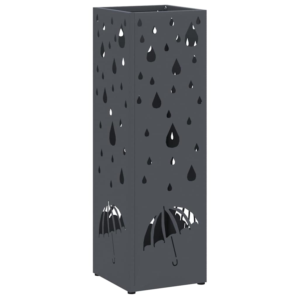 Sonnenschirmhalter Anthrazit 15,5 x 15,5 x 49 cm Stahl