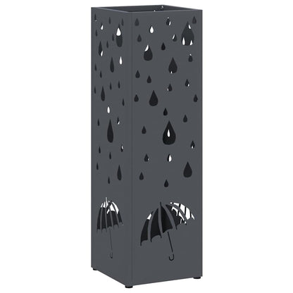 Sonnenschirmhalter Anthrazit 15,5 x 15,5 x 49 cm Stahl