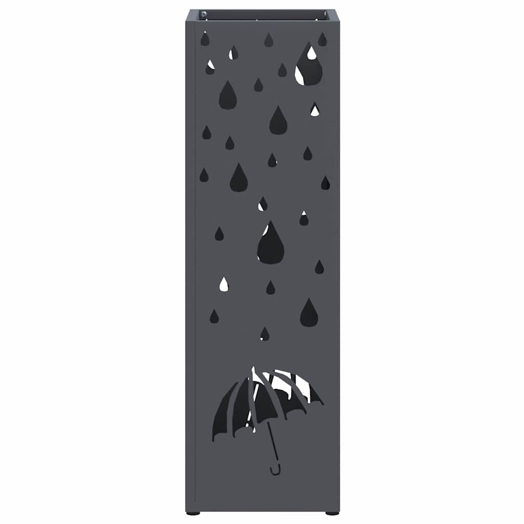Sonnenschirmhalter Anthrazit 15,5 x 15,5 x 49 cm Stahl