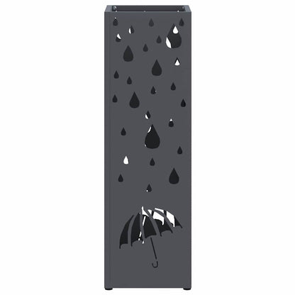 Sonnenschirmhalter Anthrazit 15,5 x 15,5 x 49 cm Stahl