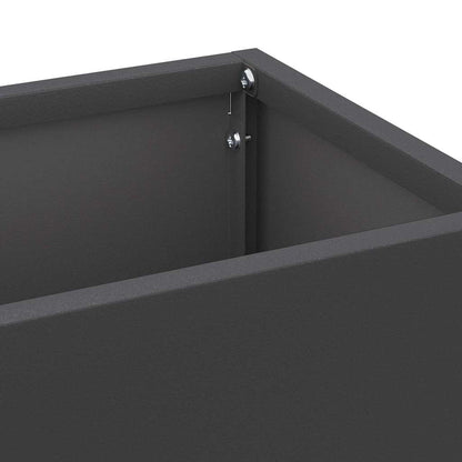 Sonnenschirmhalter Schwarz 15,5 x 15,5 x 49 cm Stahl