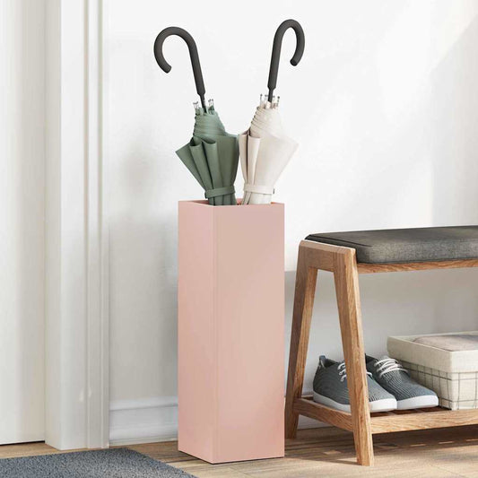 Sonnenschirmhalter Rosa 15,5 x 15,5 x 49 cm Stahl