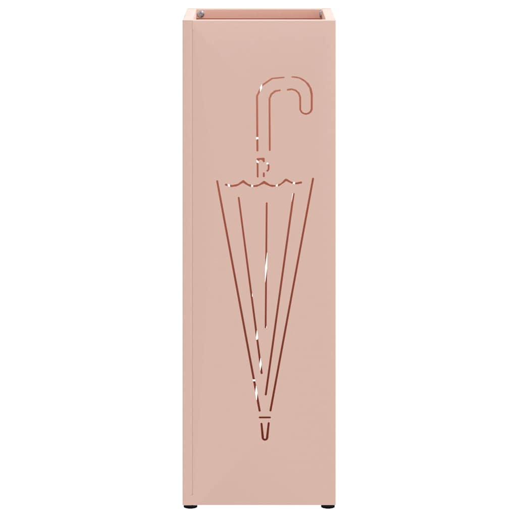 Sonnenschirmhalter Rosa 15,5 x 15,5 x 49 cm Stahl