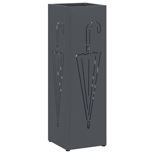 Sonnenschirmhalter Anthrazit 15,5 x 15,5 x 49 cm Stahl
